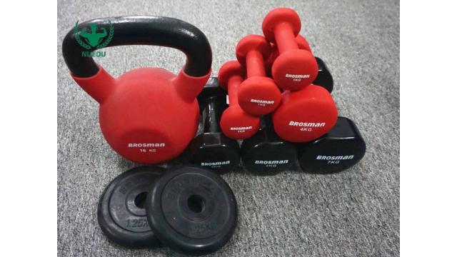 Các loại tạ trong phòng tập thể hình